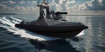 La Armada incorpora  su primer dron naval no tripulado para la vigilancia del Estrecho