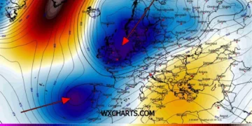 Tarifa mira al Atlántico ante la llegada de  la borrasca Francis para inaugurar 2026