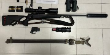La Guardia Civil sorprende a un cazador furtivo en la Finca de la Almoraima