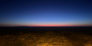 Terminator sobre el horizonte de Tarifa