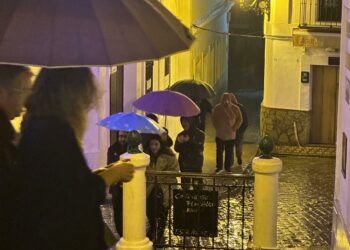 Paraguas en Nochevieja