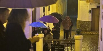 Paraguas en Nochevieja