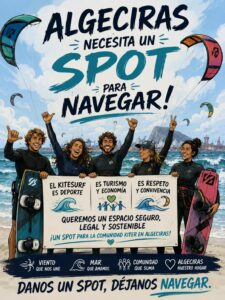 Multados por hacer deporte: el absurdo conflicto del kitesurf en Algeciras